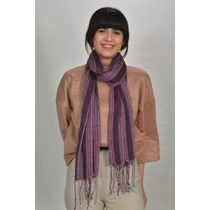 El Dokuması Kadın Ham İpek Fular